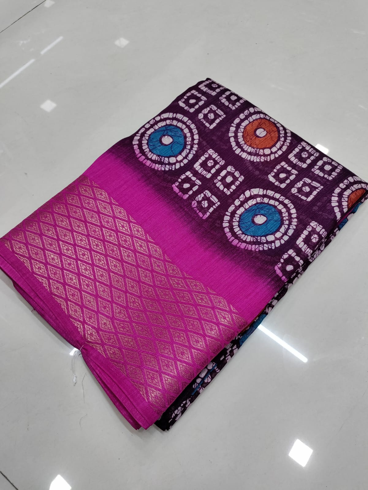  Kgm Batik Printed Designer Sarees Catalog